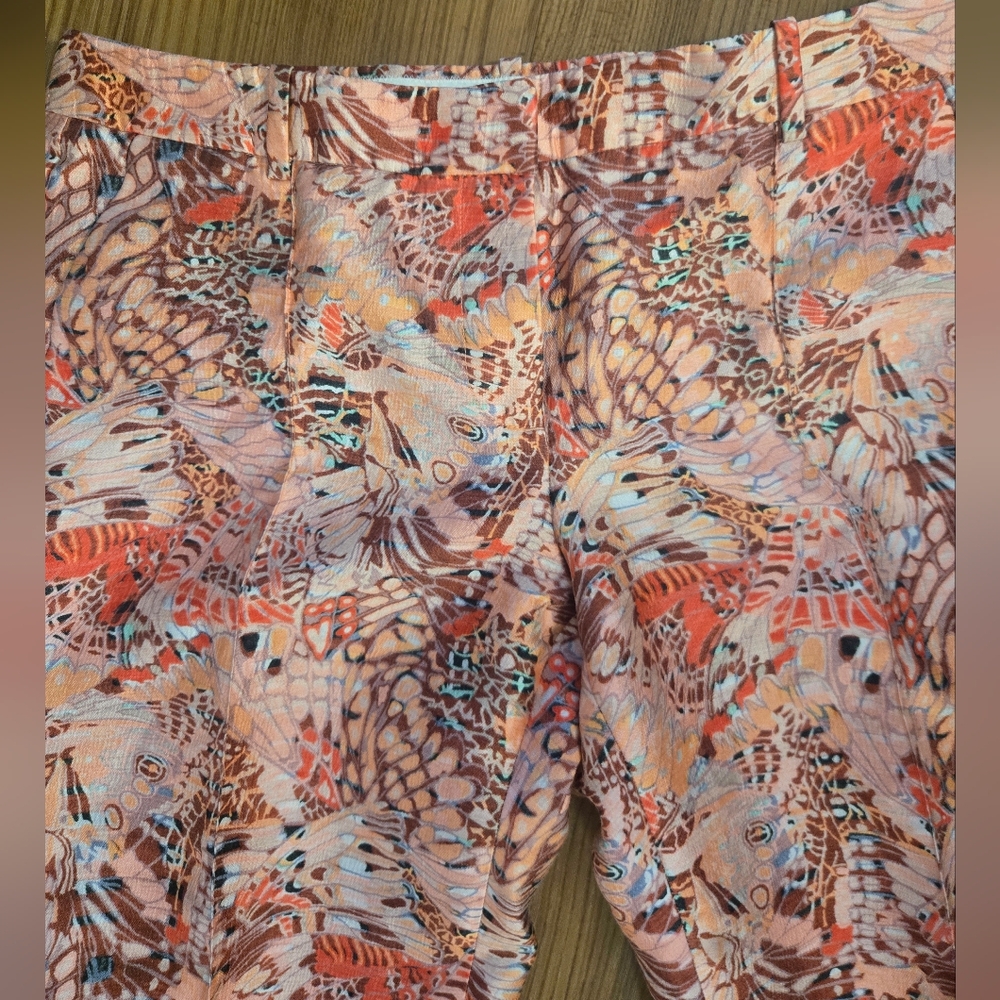 J. Crew Collection Cropped Butterfly Lemonade Pants - Picture 5 of 8